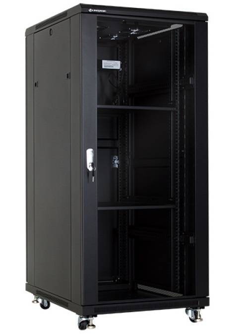RACK08 KΑΜΠΙΝΑ ΜΕ ΓΥΑΛΙΝΗ ΠΟΡΤΑ 19'' 27U (600X800X1395) EΠΙΛΟΓΗ ACCESSORIES!